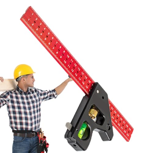 Équerre combinée pour corriger les erreurs d'angle et de traçage de coupe