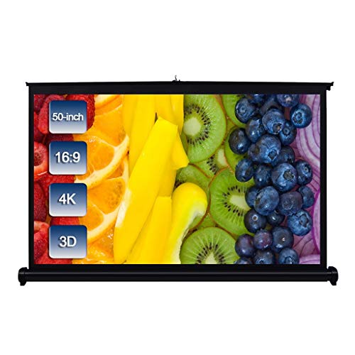 WYBFFC �|�[�^�u��4050�C���`�v���W�F�N�^�[�X�N���[��16�F9�蓮�v���A�b�v�܂肽���݃v���W�F�N�g�X�N���[��DLP�v���W�F�N�^�[�n���h�w���h�v���W�F�N�^�[�p�z�[���V�A�^�[(50 inch)