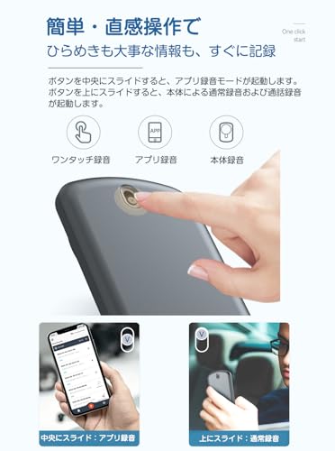 TDW AIボイスレコーダー 文字起こし 64GB の商品画像 3