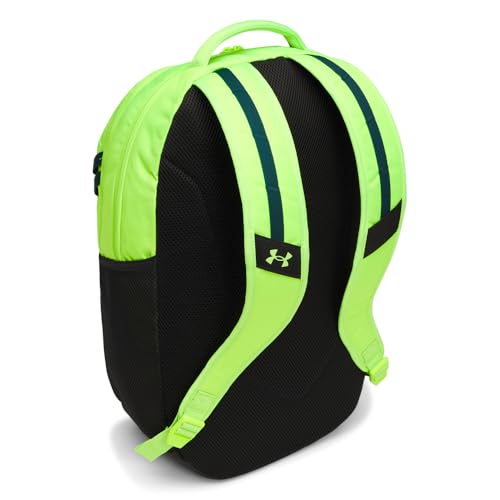 Image of Under Armour Unisex Hustle 6.0 Backpack, (389) Hyper Green /Black /Arden Green, One Size Fits Most