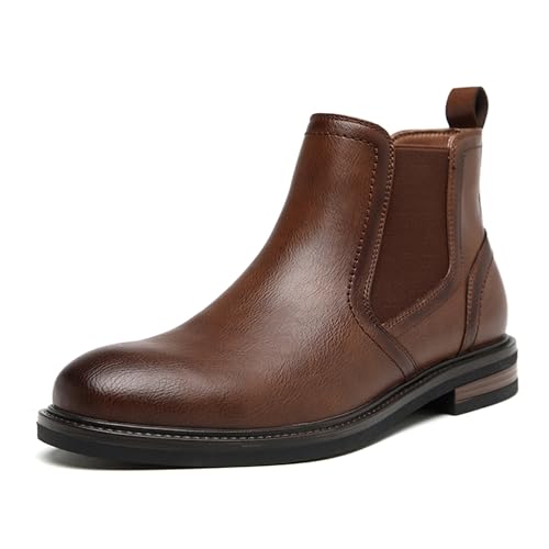 DECARSDZ Mens Comfortable Fashion Black Chelsea Boots Slip On Ankle Dress Oxford Chukka Boot for Men