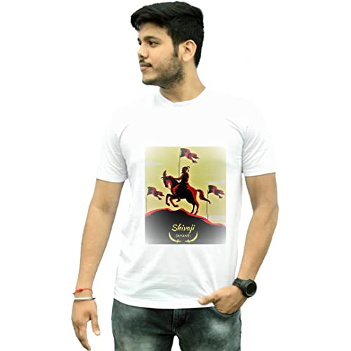 Image of CHHATRAPATI Shivaji MAHARAJ JAYANTI Unisex Cotton Tshirt i