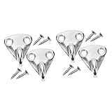 NULYLU 4stücke Edelstahl Bootshaken Mit Vorloch Einfach Zu Installierende Halterungen Für Stabil Und Kratzfest Für Verschiedene Anlegemöglichkeiten