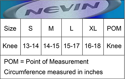 Nevin Sports Med Extreme Knee Brace (Blue, Medium) #TOP1