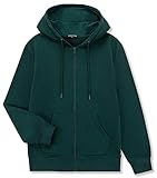 ALWAYSONE Men's Soft Fleece Hooded Sweatshirt with Pocket Casual Zip up Athletic Hoodie Size S-3XL (