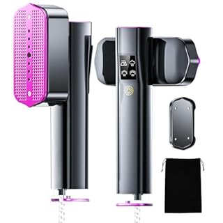 TOPPLEE Ferro da Stiro Verticale, 2 in 1 Stiratore Verticale da Portatile da 1300W, Vaporizzatore per Indumenti Solo 0,6 KG, 10 Minuti di Vapore Continuo, Ferro da Stiro a Vapore per Viaggi e Casa