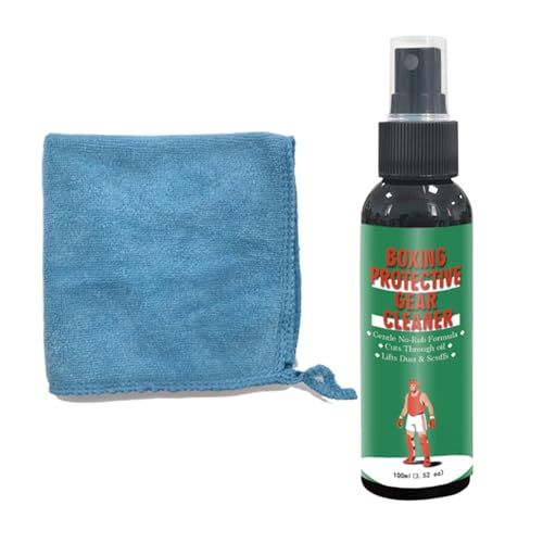 Reiniger für Boxhandschuhe, leistungsstarkes Sportspray, 100-ml-Flasche für den Einsatz im Fitnessstudio, Geruchshilfe für Schuhe, Kleidung, Fitnessbedarf, zuverlässiges Desodorierungsspray für Arbeit