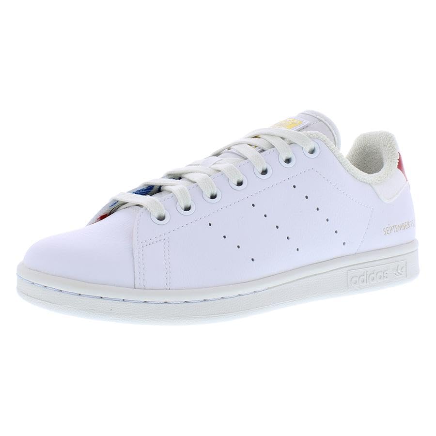 Image of adidas Stan Smith Mens Shoes Size 5.5, Color: White /White /Red