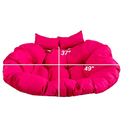Coussin balancelle jardin marron de qualité supérieure épais - 6