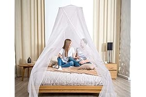 No-See-Um Mesh Square Conical Mosquito Net: Enhanced Protection for Royal Slumbers