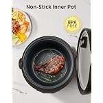 COMFEE' Rice Cooker with 6 Functions, Nonstick Pot, 10-Cups Uncooked Rice - Image 5