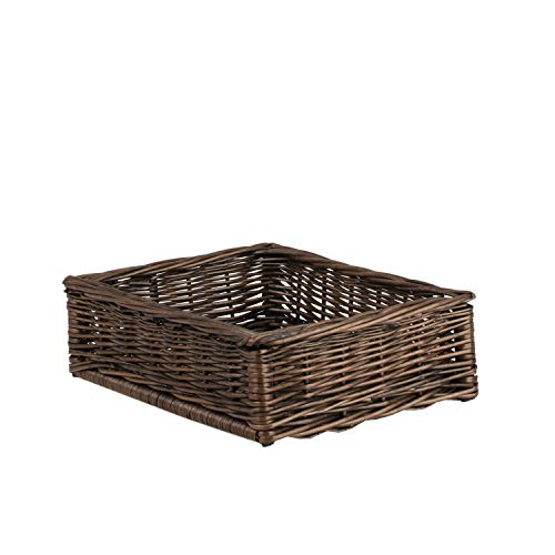 Cesta de mimbre tejida a mano para almacenamiento gourmet 2