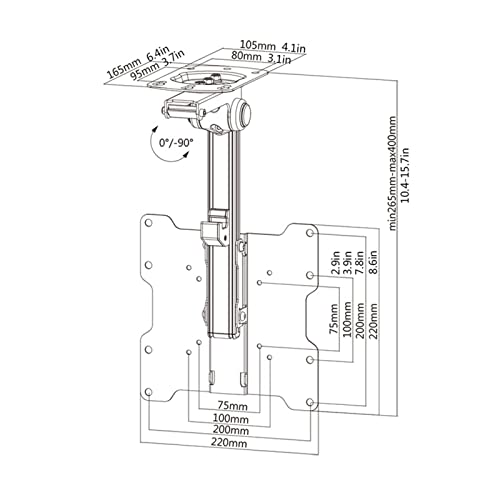 Soporte universal para TV de pared 17-37 pulgadas miniatura 2