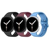 MYAPULUA Correa Para Samsung Galaxy Watch 8 40mm 44mm/8 Classic 46mm Mujeres Hombre,Correa Deportiva Silicona Sin Espacios Pulsera Repuesto para Samsung Watch 8 40 44 46mm