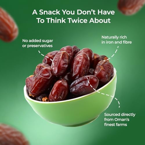 Image of Khetika Premium Fard Dates 400gm, Dry Fruits, Healthy Snacks, Khajoor, Khajur, Dry Fruits, Healthy Snacks, Dates with No Added Sugar Healthy Food & Nutritious (Pack of 2)