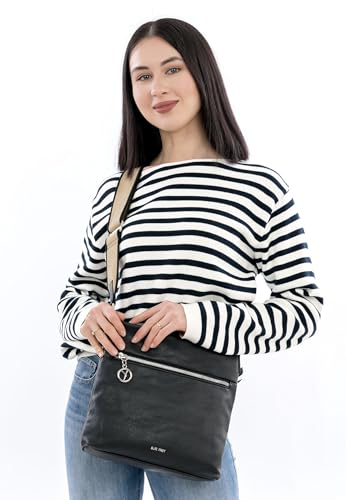 Bolso bandolera negro Patsy de Suri Frey: bolso crossover cómodo para mujer 3
