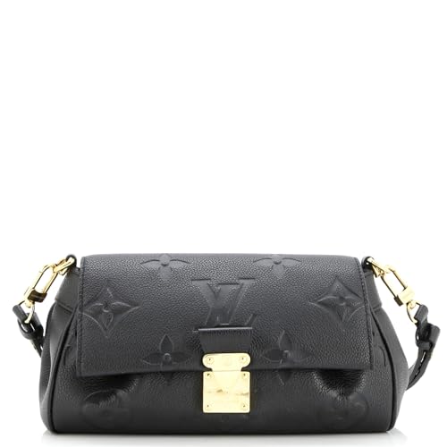 Pre-Loved Favorite NM Handbag Monogram Empreinte Giant, Black