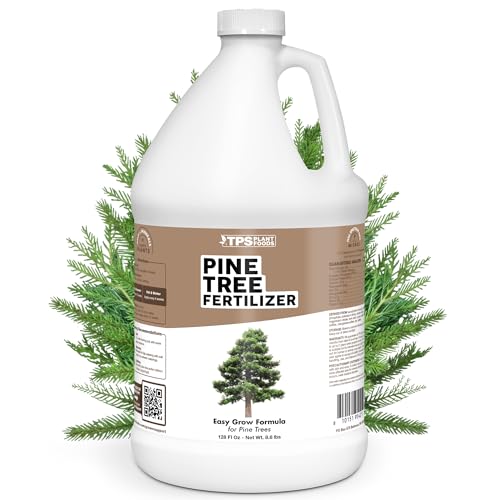 Pine Tree Fertilizer - for Leyland Cypress & Evergreen Tree Care - Pushes Rapid Root Growth for Strong, Wind-Resistant Yard Trees - Liquid Plant Food, 1 Gallon