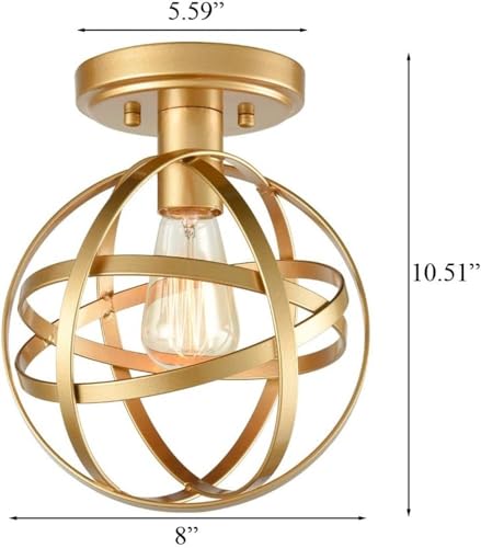 Plafond moderne d'or éclairage de luxe à structure géométrique