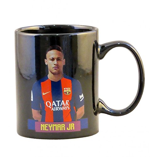 FC Barcelone 173FCB501JOU-N Mug Logo Joueur Neymar Céramique Noir 15 x 9 x 12 cm