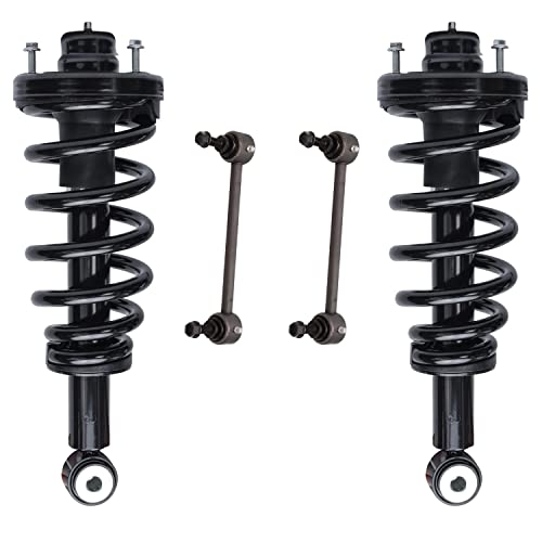 Detroit Axle - Rear Struts w/Coil Spring + Sway Bars Replacement for 2007-2017 Ford Expedition Lincoln Navigator - 4pc Set