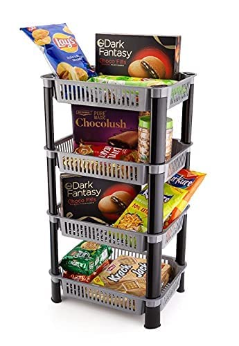 See full amazon price history chart for FRIEDERICH Plastic Vegetable Trolley Rack for Kitchen Storage Vegetable Organizer, Vegetable Stand for Kitchen, Storage Racks for Office,Kitchen,Fruits Onion Potato Stand for Kitchen (4 Layer Grey) FRIEDERICH Plastic Vegetable Trolley Rack for Kitchen Storage Vegetable Organizer, Vegetable Stand for Kitchen, Storage Racks for Office,Kitchen,Fruits Onion Potato Stand for Kitchen (4 Layer Grey) (B0C1N8DPM4) Amazon Price History, Amazon Price Tracker