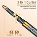 ZEPHBLOW Hair Long Conical Barrel for Dyson Airwrap, 0.78-1.4Inch/ 20-36mm Conical Long Curling Barrels Compatible with Airwrap HS01/05, Self-Curling Hair Roller Curlers Attachment, Gold