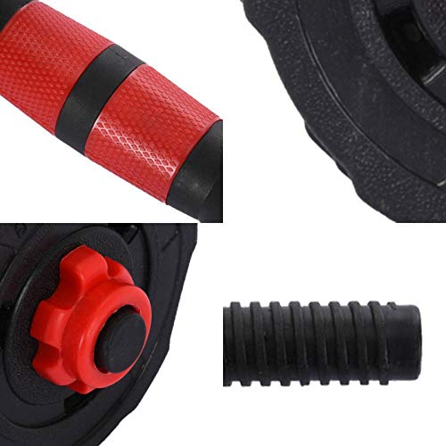 HOMELIVE Dumbbell Set Weight Sets for Home Gym, Adjustable Weights Dumbbells Set with Connecting Rod, Suitable for Strength Training, Weight Loss, Gym Work?22/44 / 66/88.18/110 Pound? - Thumbnail 3
