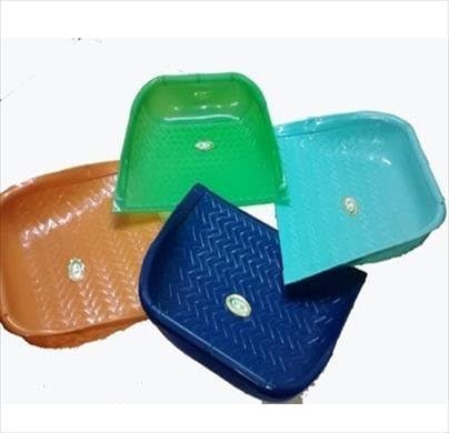 Plastic Muram (Multicolour, 13-inch) -Pack of 4