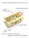 Fydelity 10-Piece Blank Cassette Tape Storage Set – Features 60 Minutes Clear Tape Cassette Storage for Recording Blank Audio - Gold Chrome Cassette Holder – Idea for Music Lovers Collectors