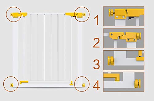 Barrière extra large pour bébé en métal robuste et élégant - 5