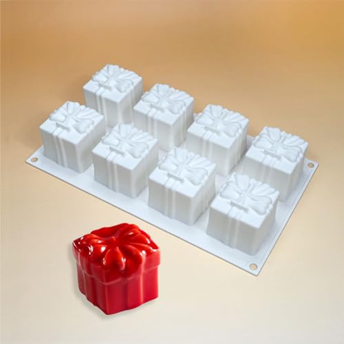 Moule silicone 8 compartiments pour démoulage raté de savon et mousse