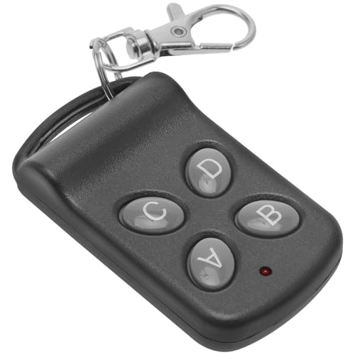 Zerodeko Mando a Distancia para Puerta de Garaje 433 MHz 4 Botones Inalámbrico sin Llave Control Remoto para Puerta Enrollable Compacto y Ligero Alcance hasta 50 Metros Uso Doméstico