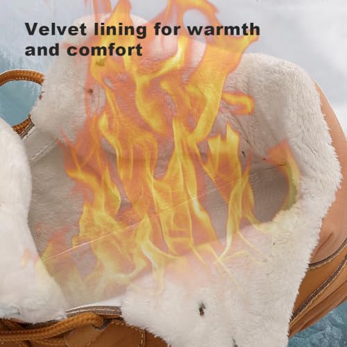 Winter Hike Barefoot Snow Boots Womens Men Minimalist Boots with Wide Toe Box Short Ankle Booties Anti-Slip Barefoot Zero Drop Boot Women for Walking Outdoor4