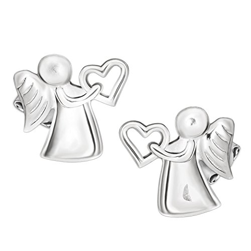 Boucles d'oreilles Ange en argent 925 Clever Schmuck avec cœur idée cadeau