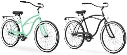 sixthreezero Around The Block Women's and Men's Beach Cruiser Bik...