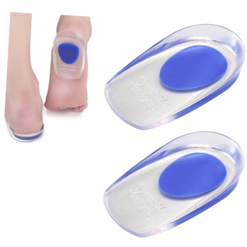 Taloneras Silicona(1 Par), para Fascitis Plantar, Espolon Calcaneo, Tendinitis (EU 34-39)