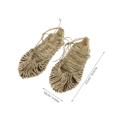 Gatuida Natural Woven Grass Shoes for Summer Use Breathable Retro Style Sandals Handwoven Craftsmanship for Men and Women Versatile Indoor and Outdoor Footwear2