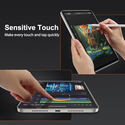 SPARIN Screen Protector for iPad Mini 7 8.3 inches 2024 (A17 Pro)/iPad Mini 6 2021, [2 Pack] for iPad Mini 7th/6th Generation Tempered Glass, Auto Alignment/Easy Installation Tray/Case Friendly by SPARIN - Image 5