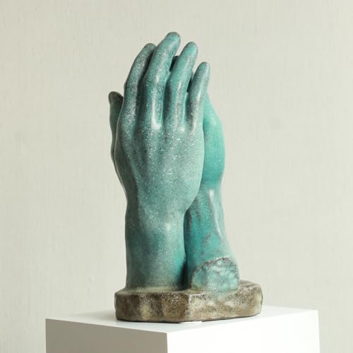 Escultura Rodin Mano de Dios en Cerámica 11" miniatura 5