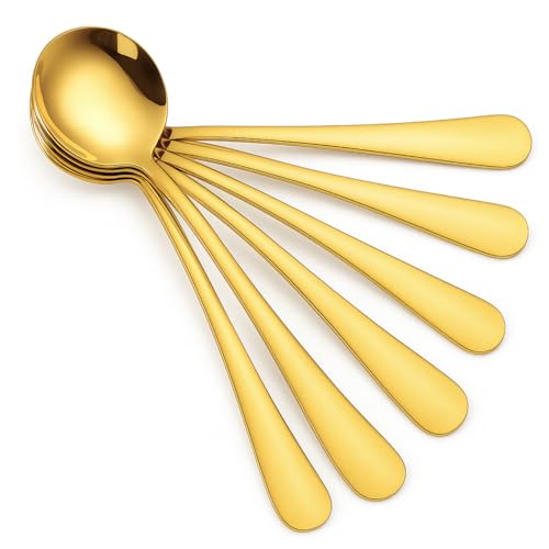 La mejor selección de Cucharillas de café para comprar online. 45 Set de 6 Cucharas para Té de Acero Inoxidable, Cucharas para Café Espresso11cm, Cucharas para Postre, Helado, Pastel para Hogar, Cafetería o Restaurante, Cubiertos de Acero...