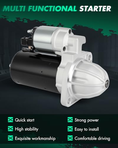 Image of SCITOO Starter Motor fit for John Deere Skid Steer Tractor 4024T 5030T 244J 304J CT315 Replacement Starter SE501844