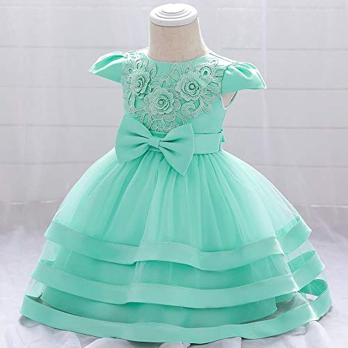 Dressy Daisy Baby Flower Girls Dresses Special Occasion Wedding Birthday Party Fancy Tiered Gown3