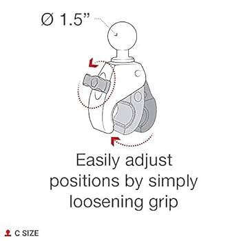 Amazon.com: RAM Mounts RAP-404U Tough-Claw Medium Clamp Ball