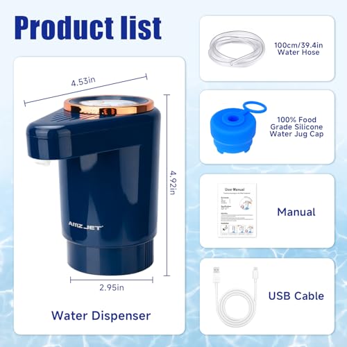 Distributeur d'eau de camping et maison pour bouteille 18L