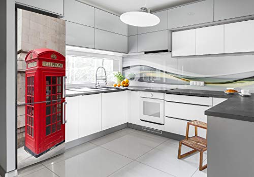 Película autoadhesiva nevera de 60x180 cm vinilo pared decoración cocina 3