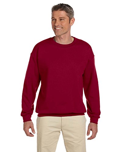 Molleton Heavy Blend 8 oz 50/50 col rond (G180) rouge cardinal, P (12 pcs), petit