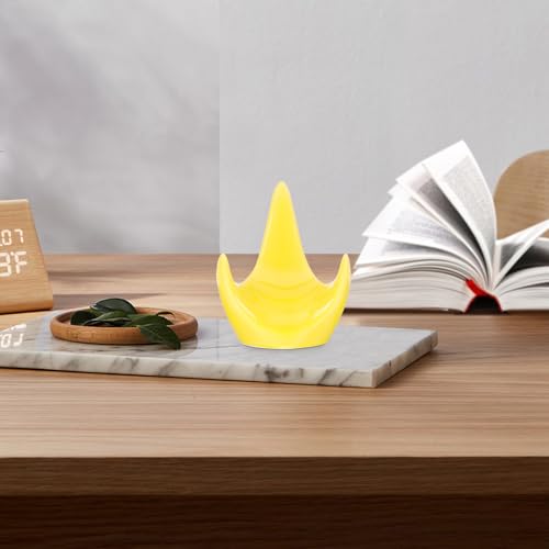Support pour ocarina ERINGOGO en céramique jaune stable pack de 4 - 4