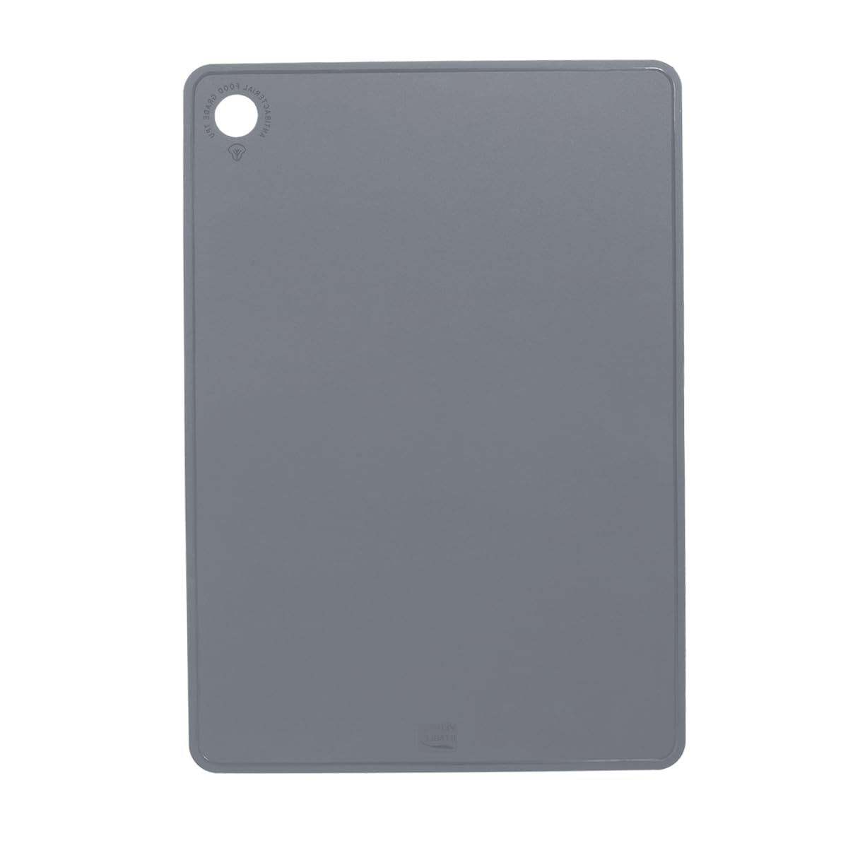 AKINOYAMA TPU Schneidebrett Flexibles BPA-frei mit Messer- und Saftrille kratzfeste flexible Schneidebretter für die Küche spülmaschinenfest griffiger Griff rutschfest (Grau)