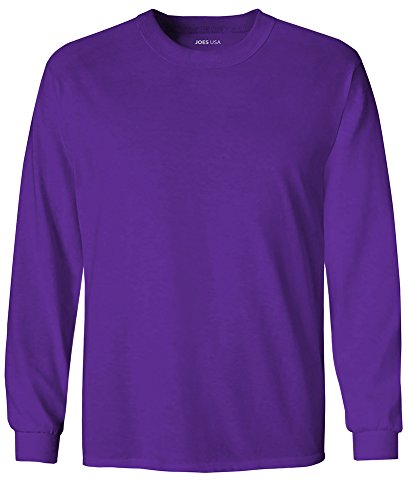 Joe's USA Youth Long Sleeve Core Cotton Tee - Youth XS-XL
